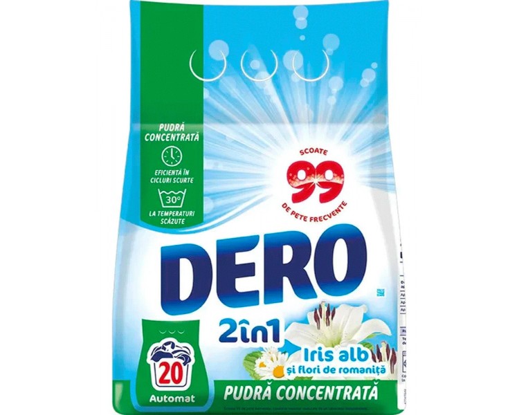 DERO 2IN1 IRIS BLANCO 2KG/6