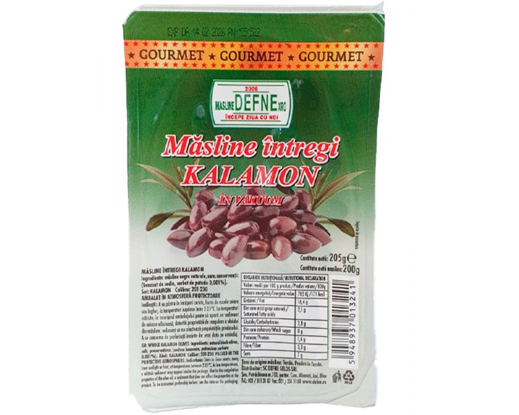 DEFNE MASLINE KALAMATA 200G/18