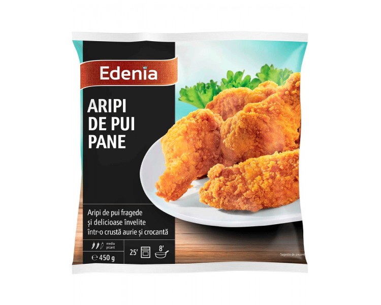 EDENIA ALITAS POLLO REBOZADAS 450G/10