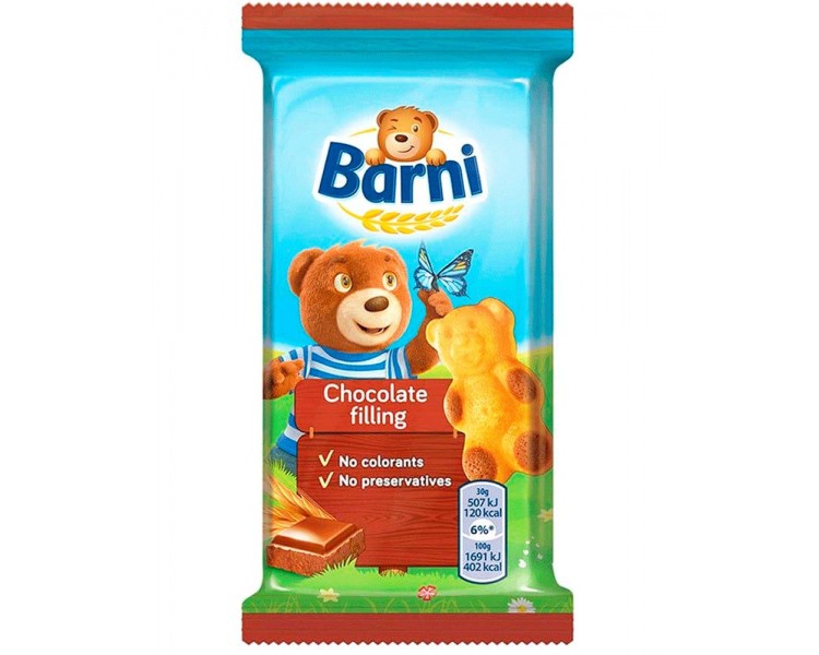 BARNI CIOCOLATA 30G/24