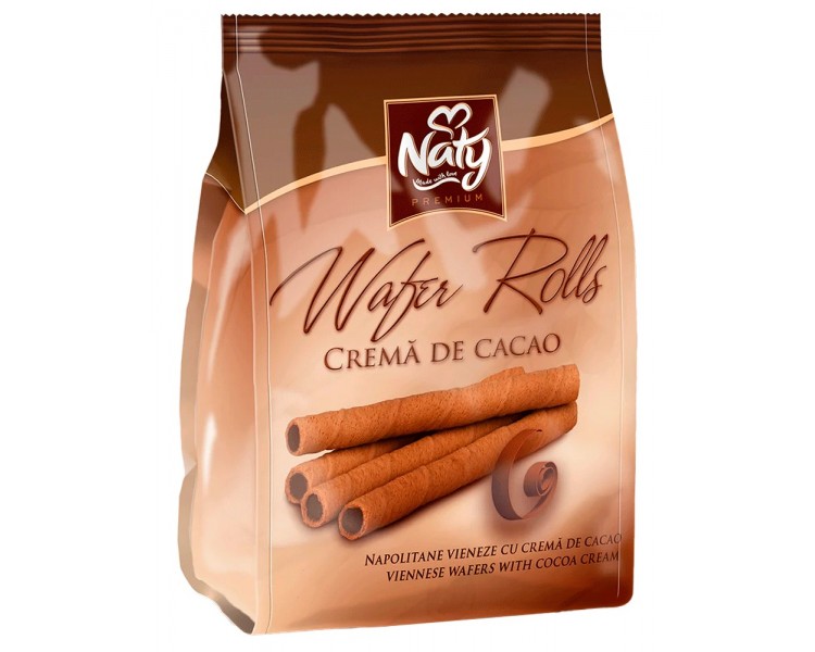 NATY NAPOLITANE ROLLS CACAO 200G/9