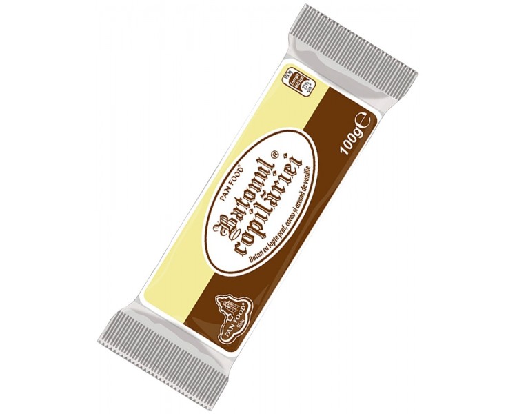 Batonul Copilariei cu Cacao si Vanilie