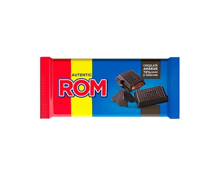 KANDIA ROM TABLETA CIOCOLATA AMARUIE-ROM 88G/24