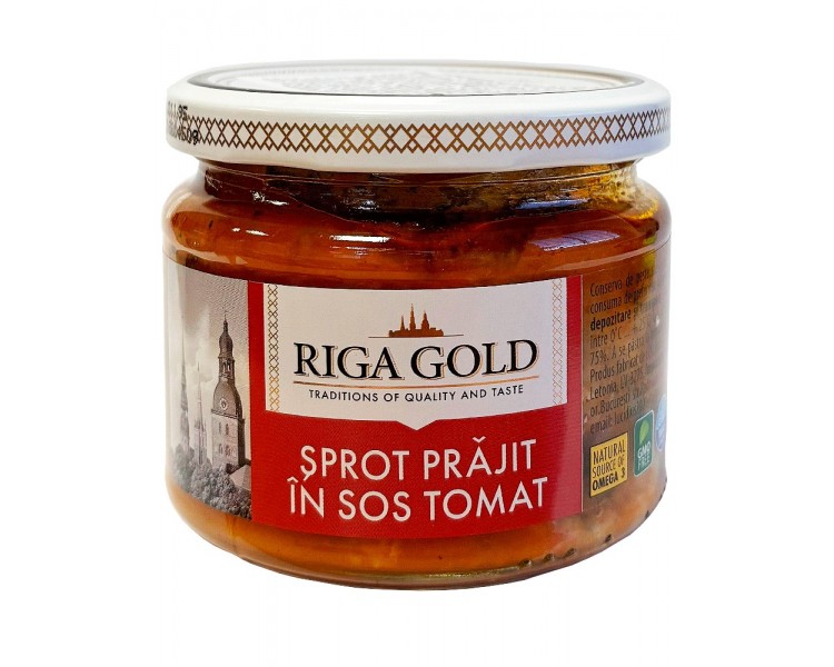 RIGA ESPADÍN FRITO SALSA TOMATE 280G/12