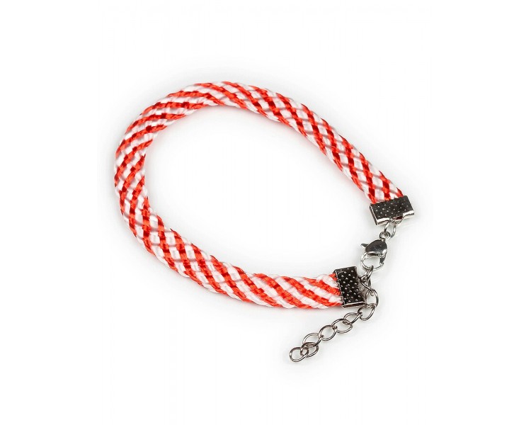 MARTISOR BRATARA SNUR ALB-ROSU /50