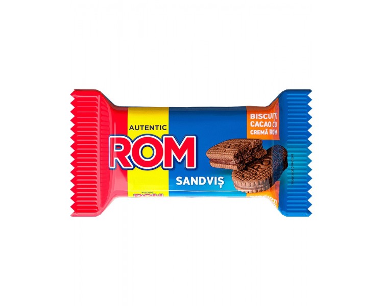 KANDIA ROM SANDVIS CACAO-CREMA ROM 36G/56
