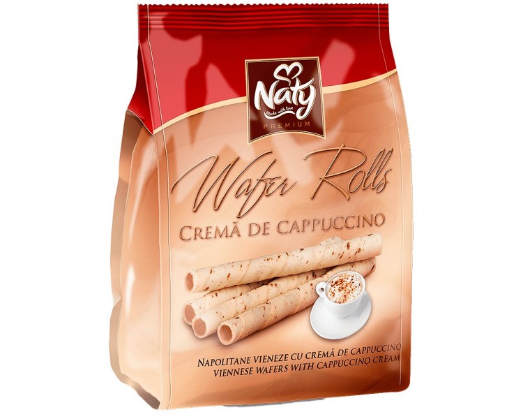 NATY NAPOLITANE ROLLS CAPPUCCINO 200G/9