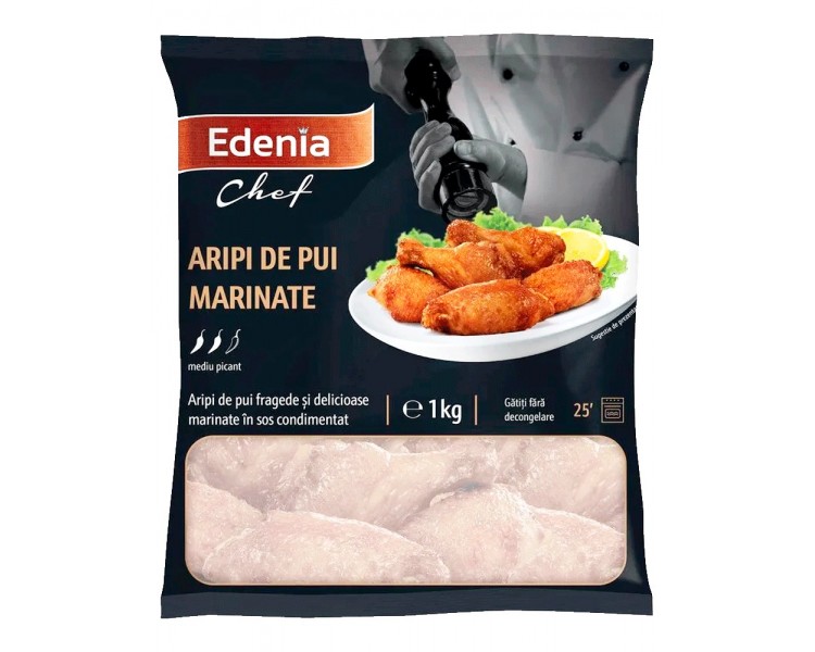 EDENIA ALITAS POLLO MARINADAS CHEF 1KG/6