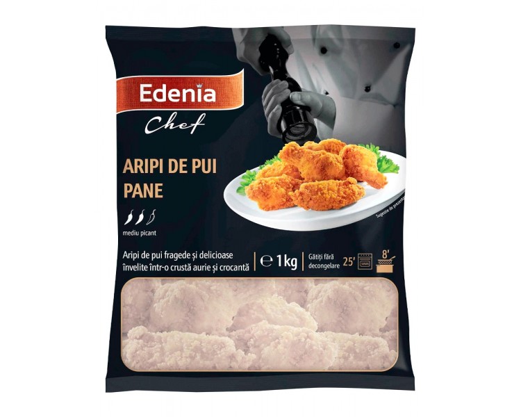 EDENIA ALITAS POLLO REBOZADAS CHEF 1KG/5
