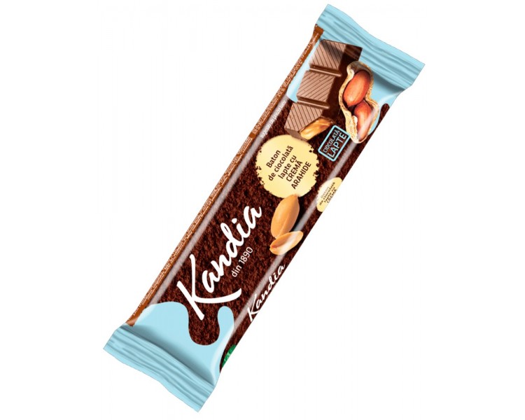 KANDIA BARRITA LECHE-CACAHUETES 46G/30