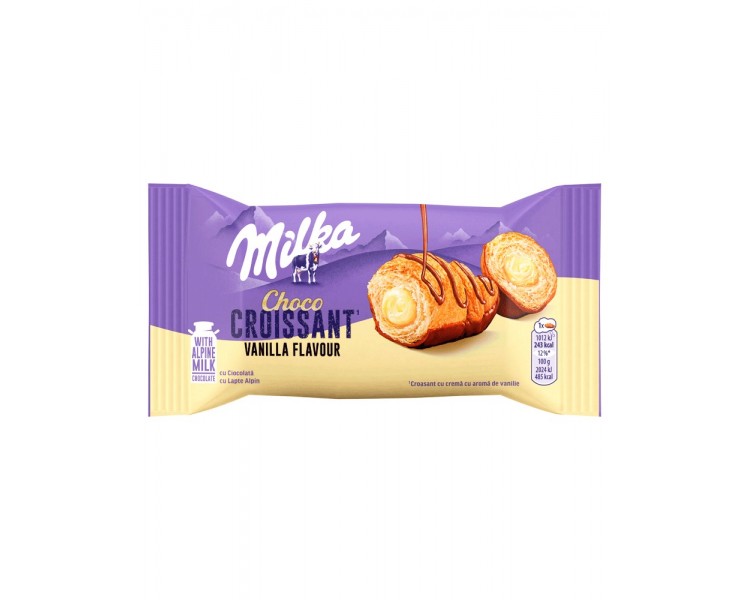 MILKA CROISSANT VANILIE 50G/14