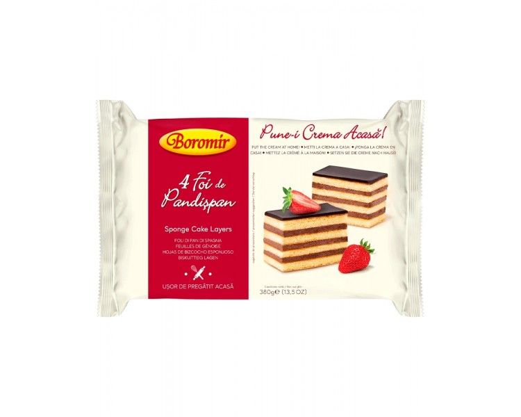 HOJAS BIZCOCHO ESPONJOSO 380G/8