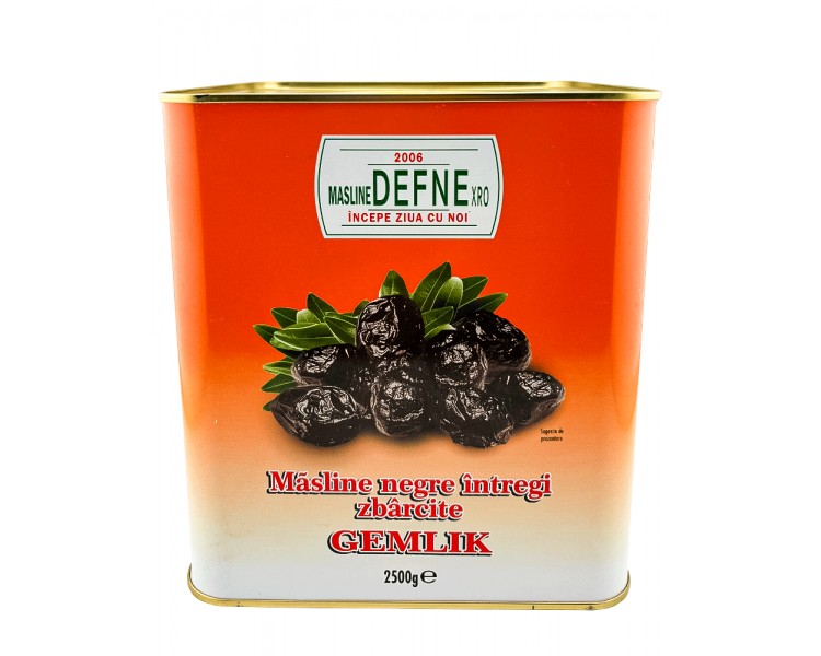 DEFNE ACEITUNAS NEGRAS ARRUGADAS GEMLIK 2.5KG