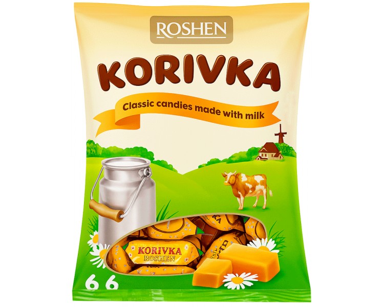 ROSHEN CARAMELOS FONDANT-LECHE 1KG/7