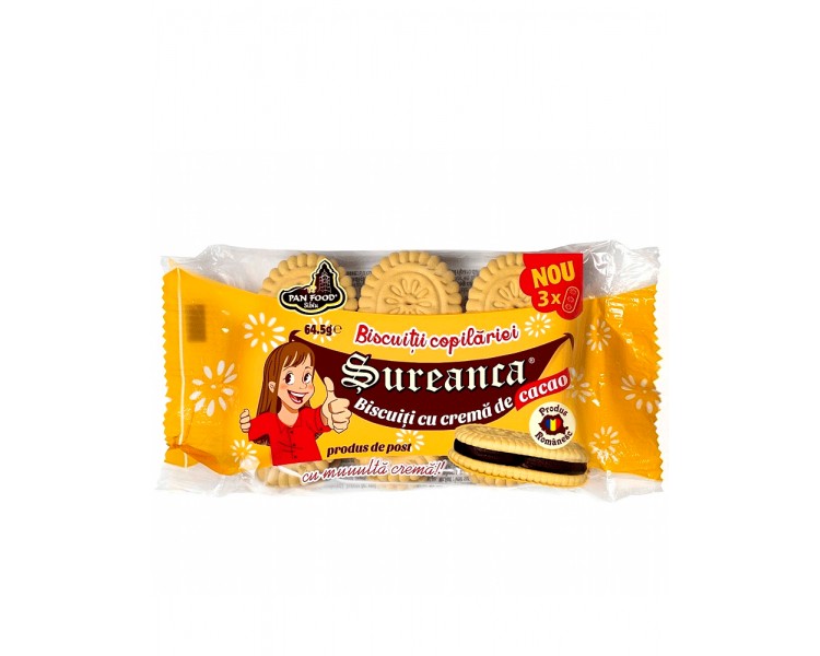 PAN FOOD SUREANCA BISCUITI CACAO 43G/48