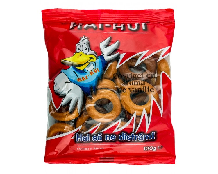 HAI-HUI ROSQUILLAS AVAINILLADAS 100G/50