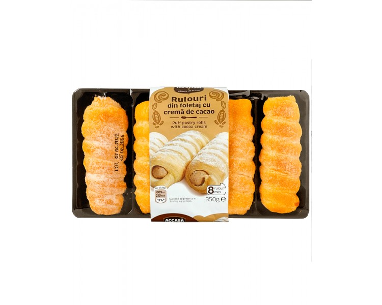 Rulouri cu Crema de Ciocolata