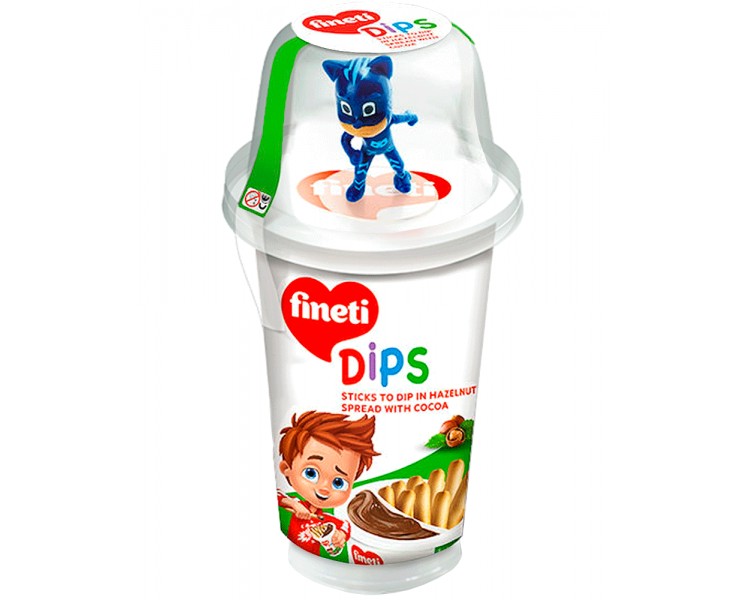 Fineti Dips & Crema Alune 45G*8