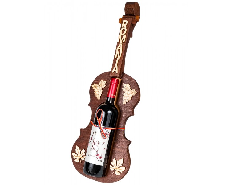 ART SOPORTE VIOLÍN BOTELLA VINO