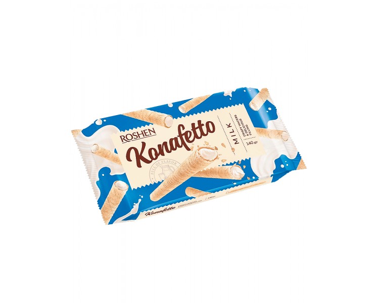 ROSHEN KONAFETTO NAPOLITANE ROLLS LAPTE 140G/15