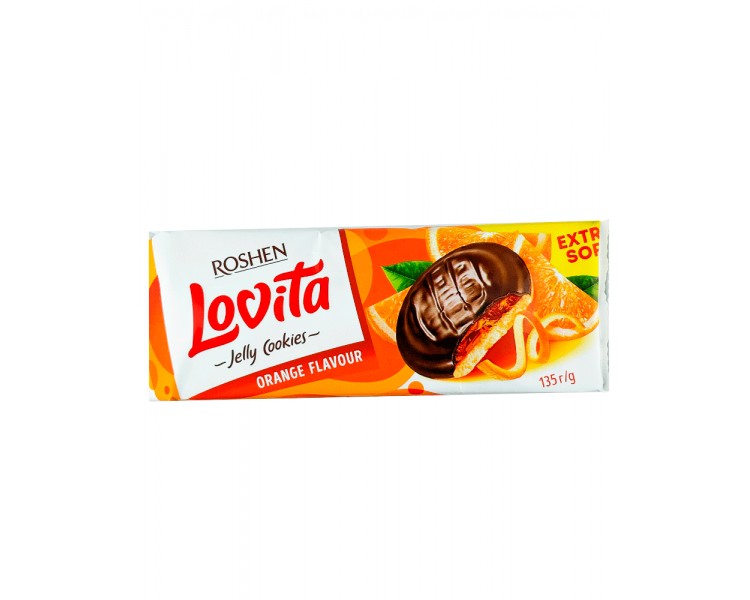 ROSHEN LOVITA BISCUITI GEM PORTOCALE 135G/21
