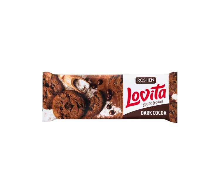 ROSHEN LOVITA BISCUITI CACAO GLAZURA 150G/16