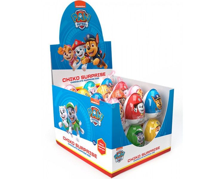 SOLEN CHIKO OU CIOCOLATA PAW PATROL 20G/24