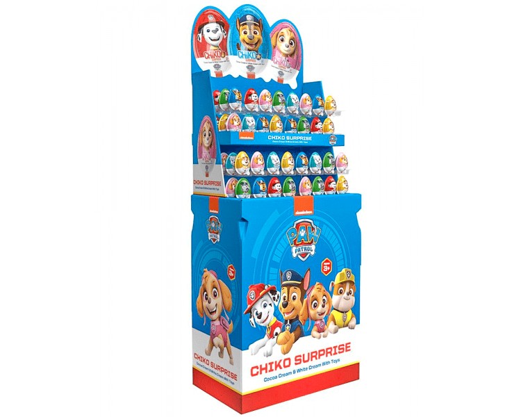 SOLEN CHIKO HUEVO CHOCOLATE PATRULLA CANINA 20G/128