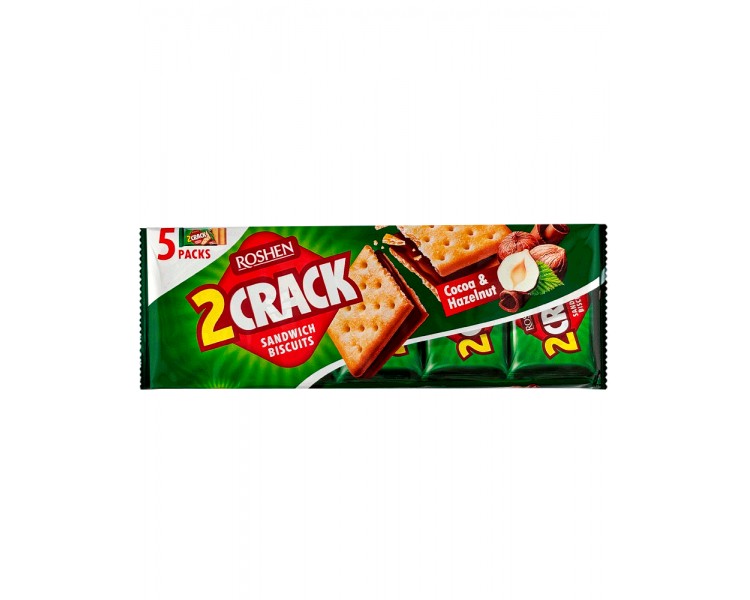 ROSHEN 2 CRACK GALLETAS CACAO-AVELLANAS190G/26