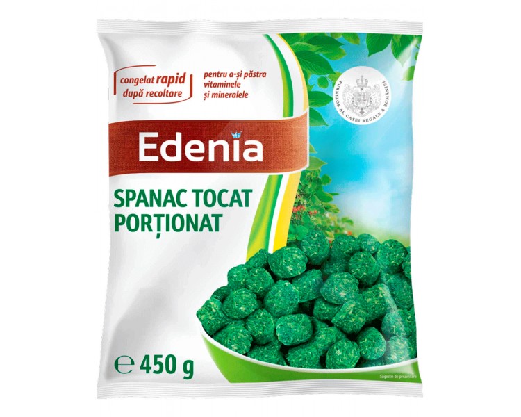 EDENIA ESPINACA PICADA PORCIONES 450G/12