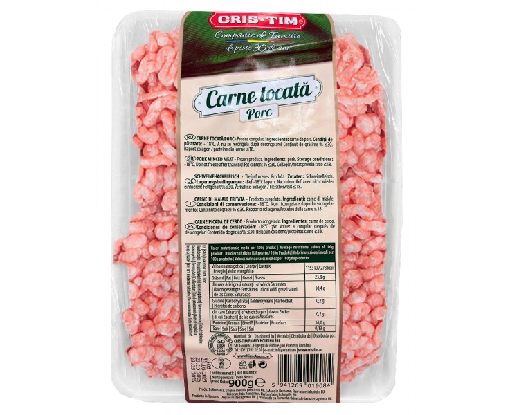 CRISTIM CARNE PICADA 900G/12