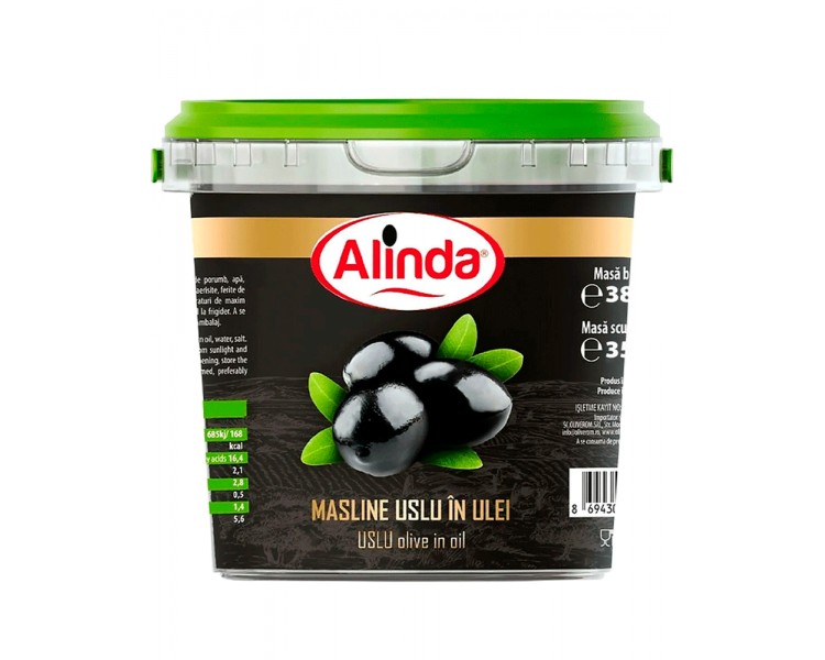 OLIVEROM ALINDA MASLINE NEGRE SELE 700G/6