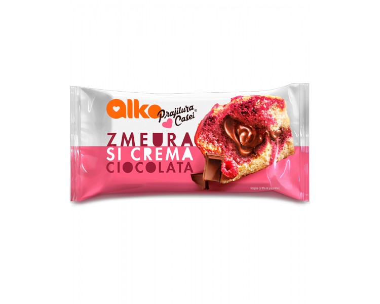 ALKA PASTEL CASERO FRAMBUESA-CHOCOLATE 330G/12