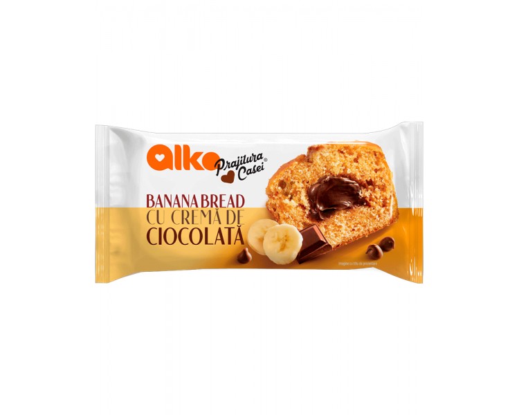 ALKA PRAJITURA CASEI BANANE-CIOCOLATA 55G/14
