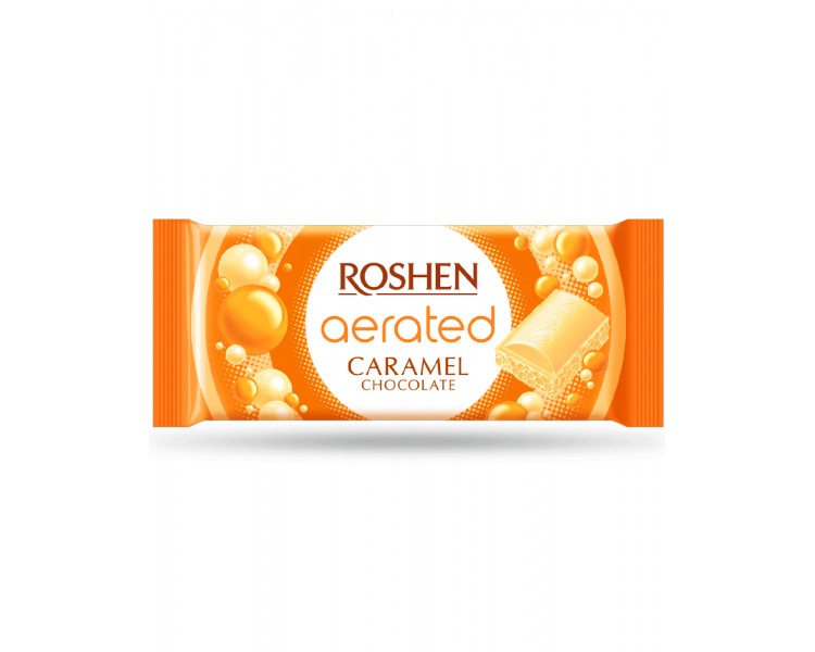 ROSHEN CHOCOLATE AIREADO CARAMELO 80G/20