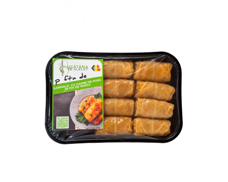 SARMALE CARNE CERDO HERVIDAS 1KG/8 - CONGELADAS