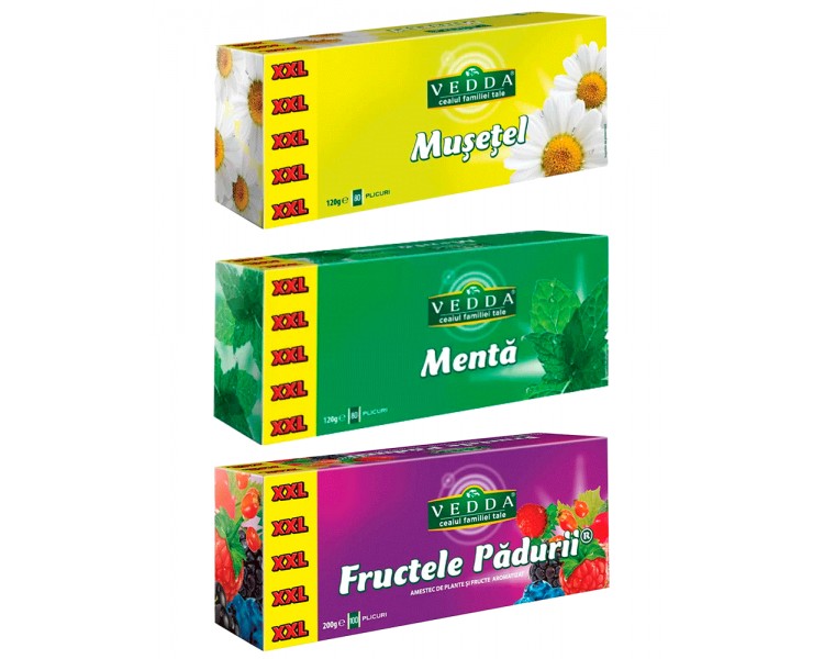INFUSIONES VEDDA PACK 7+1 ECONOMICO