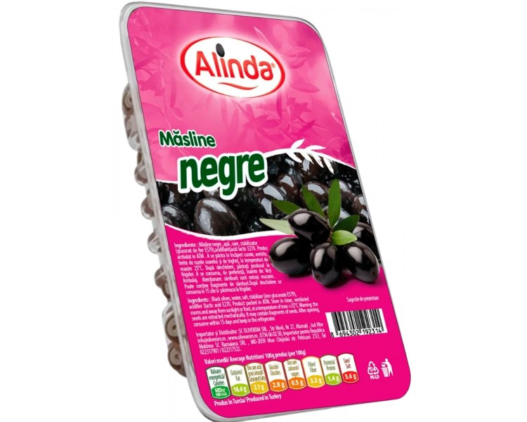 OLIVEROM ALINDA MASLINE NEGRE 200G