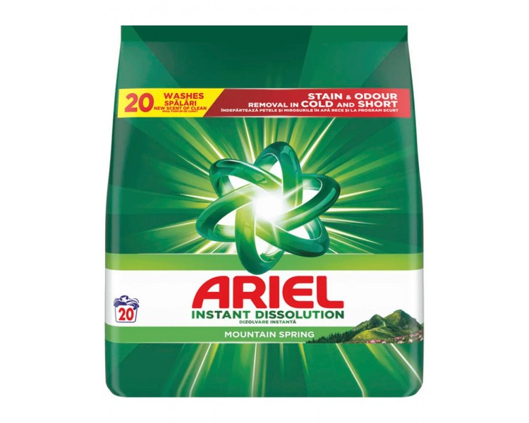 Detergente Ariel Mountain Spring 2KG