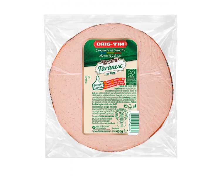 CRISITM MORTADELA CAMPESINA CERDO 400G
