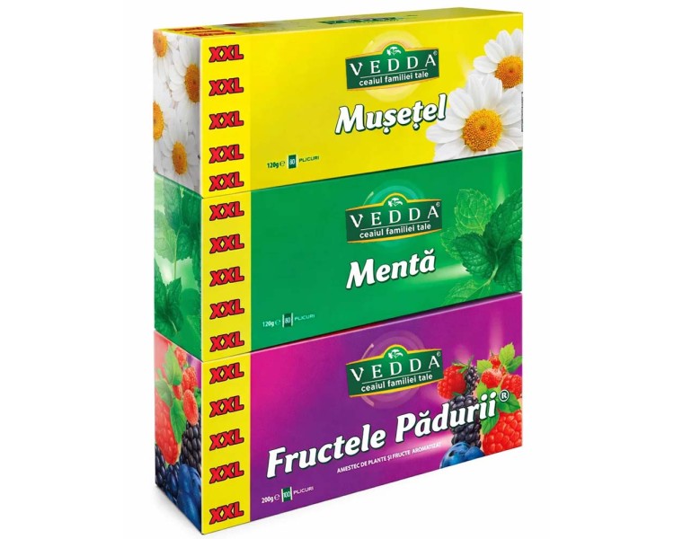 INFUSIONES VEDDA PACK 7+1 ECONOMICO