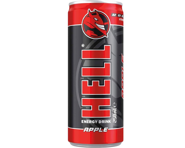 ENERGIZANTE HELL MANZANA 250ML/24