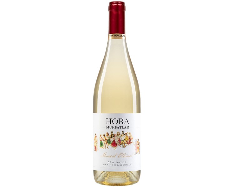 MURFATLAR HORA MUSCAT OTTONEL DEMIDULCE 0.75L/6