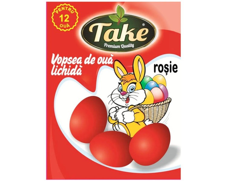 TAKE PINTURA HUEVOS LIQUIDA ROJA 5ML/70
