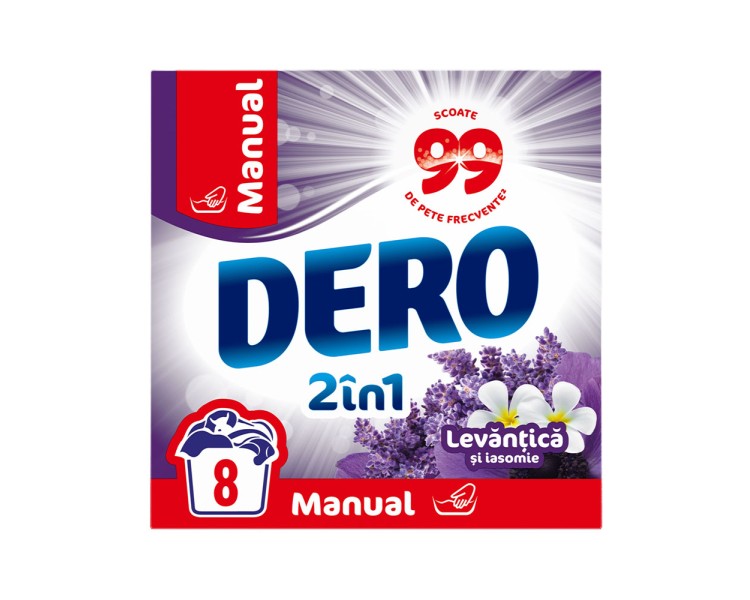 DERO LAVAR A MANO 2IN1 LAVANDA-JASMÍN 400G/22