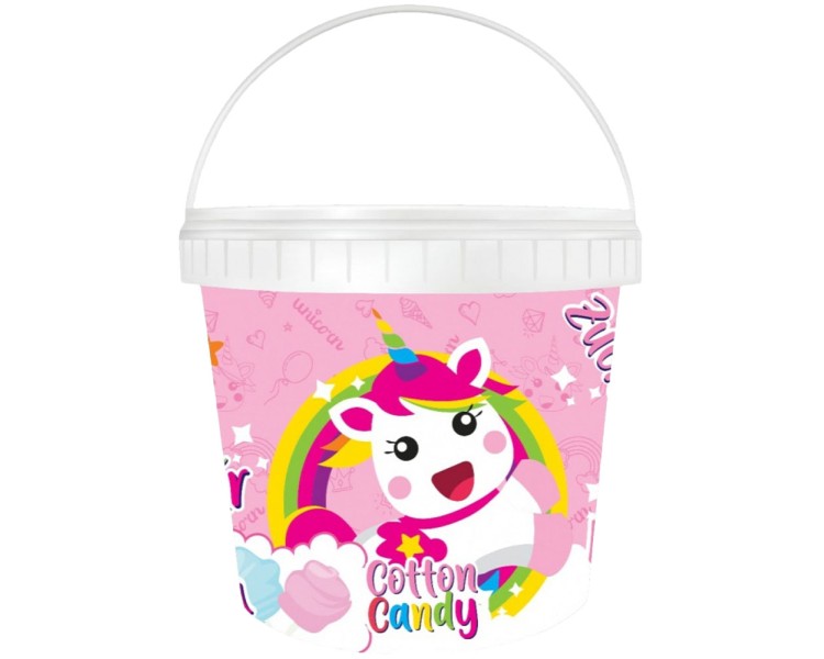 LOLLIBONI ALGODON AZUCAR UNICORNIO PINK 50G/12