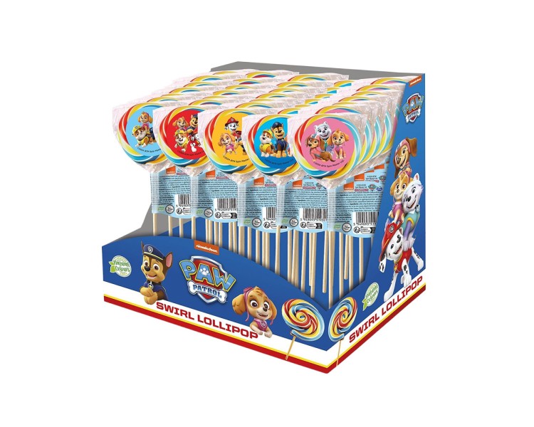 LOLLIBONI PIRULETAS PATRULLA CANINA 30G/30