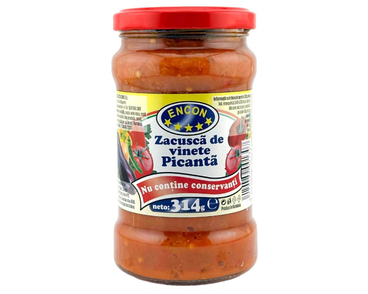 ENCON PISTO BERENJENA PICANTE 314G/12