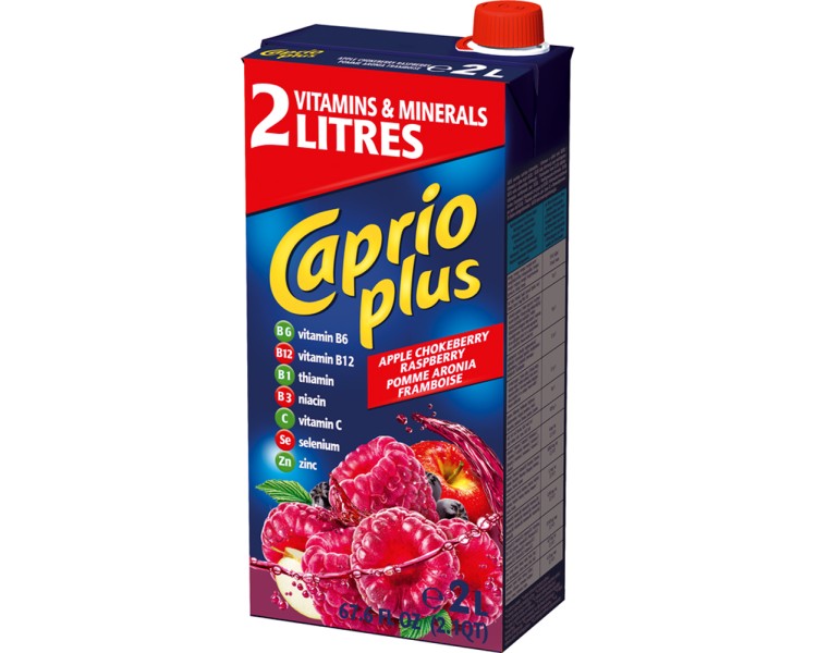 TYM CAPRIO MANZANA-FRAMBUESA 2L/6