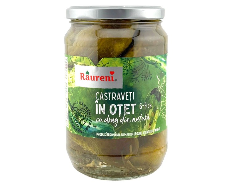 CastraveÈ›i Ã®n OÈ›et 6-9 cm 